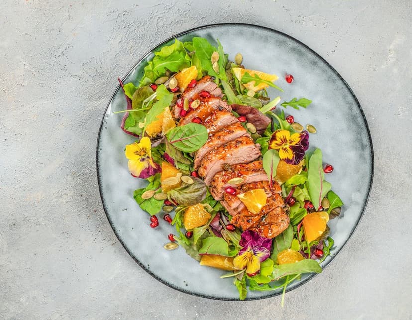 Asian Duck Salad with Honey Marinade